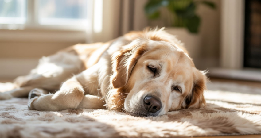 dog with eyes closed meme