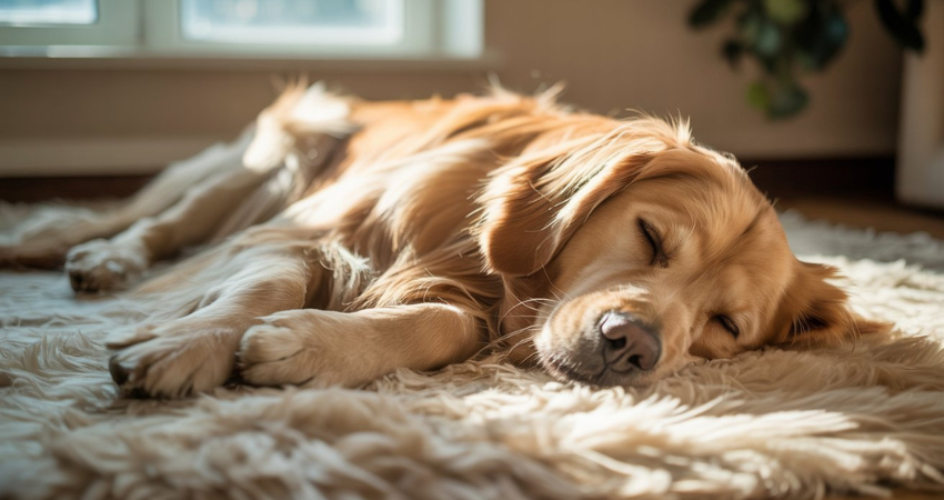 dog with eyes closed meme